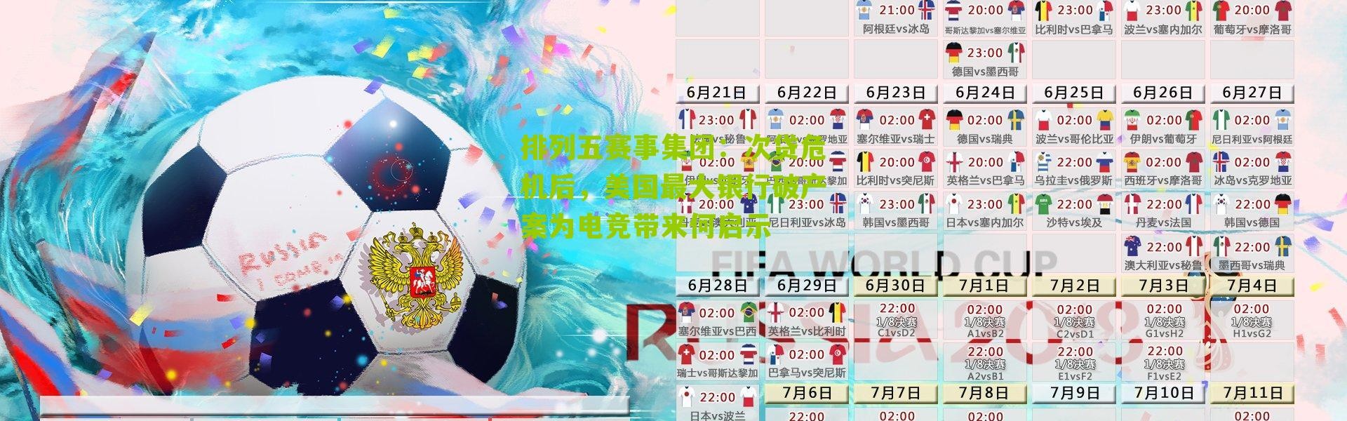 排列五赛事集团：次贷危机后，美国最大银行破产案为电竞带来何启示